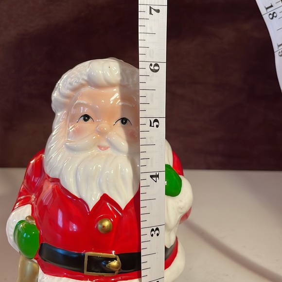 Lefton vintage China 1986 Hand-painted Santa napkin holder - Picture 11 of 12